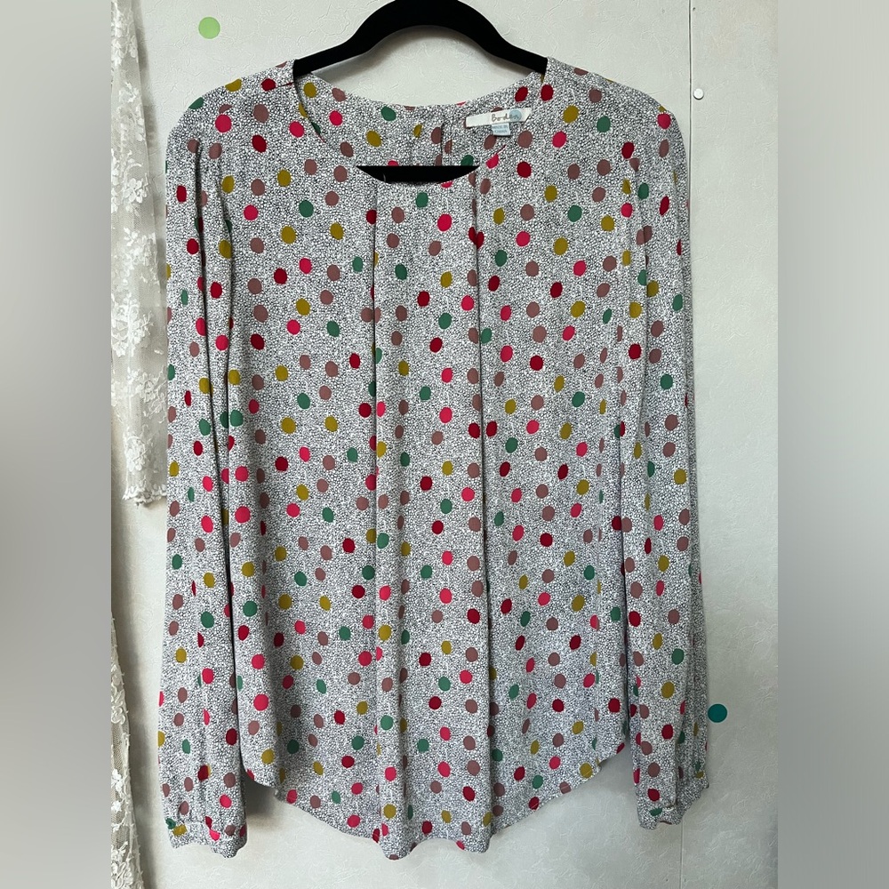 Boden polka dot blouse